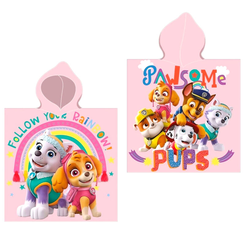 Imagen 1 de Poncho Toalla Patrulla Canina Paw Patrol Algodon 4