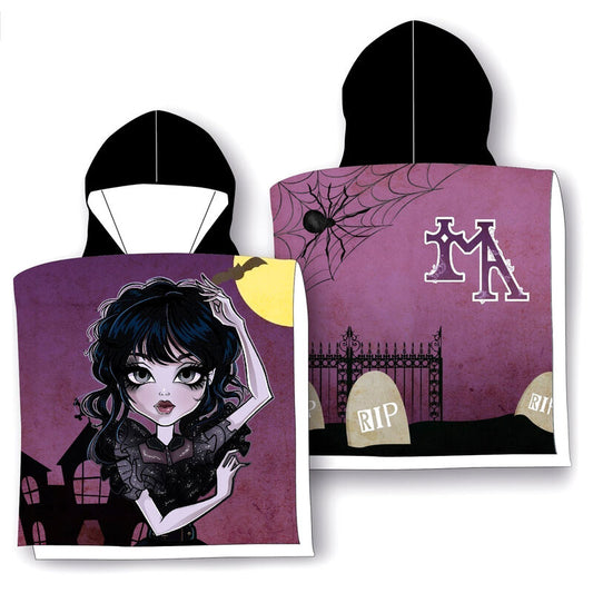 Imagen de Poncho Toalla Niña Gotica Algodon parte de nuestra colección en Espadas y más, sitio oficial.