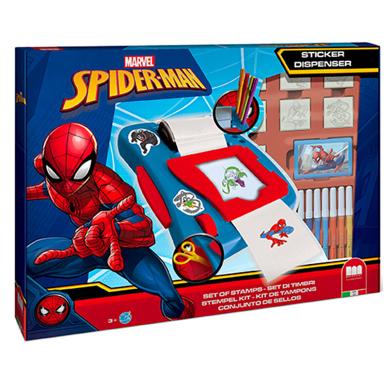 Imagen 1 de Maquina De Pegatinas Spiderman Marvel