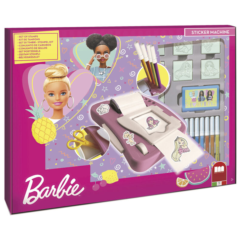 Imagen 1 de Maquina De Pegatinas Barbie