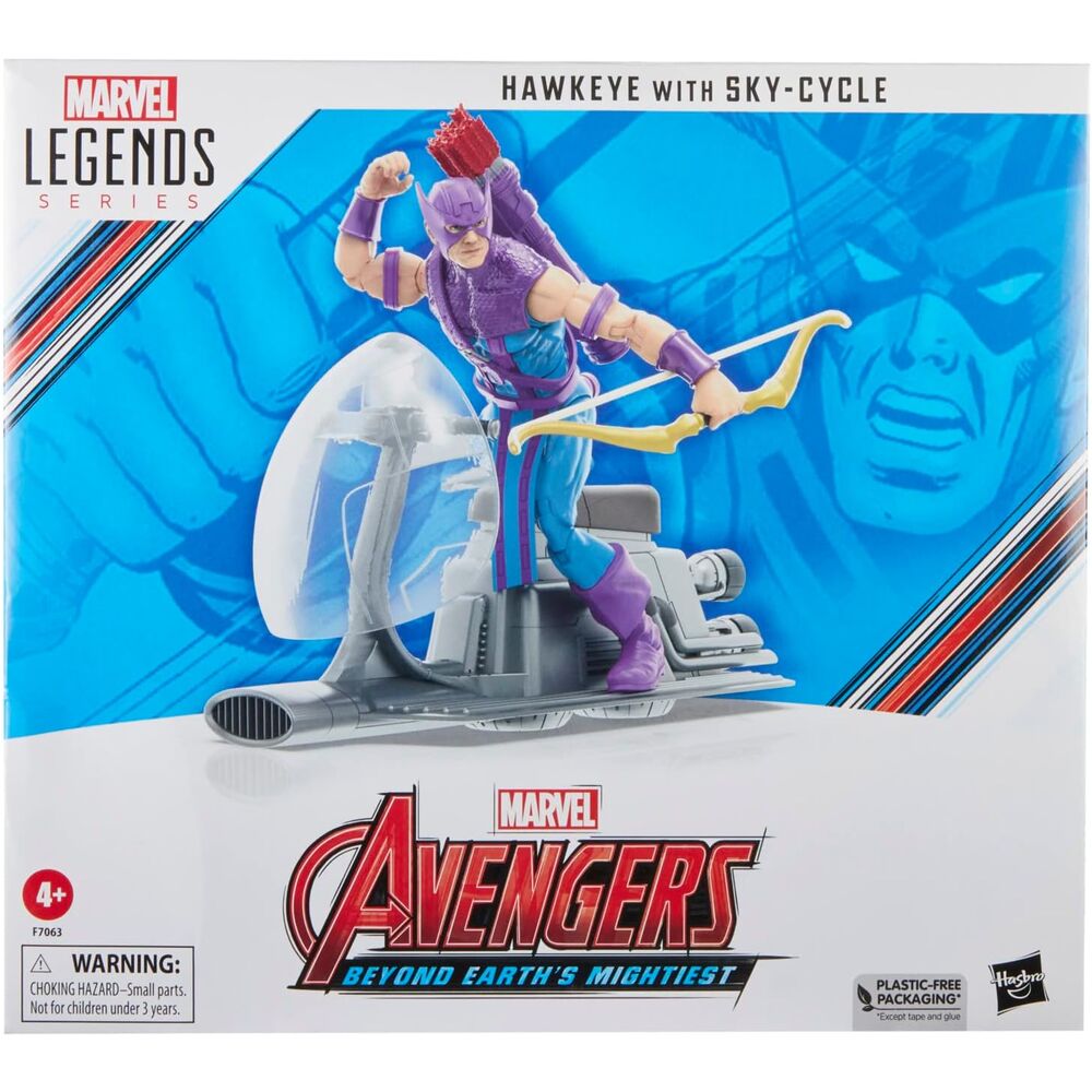 Imagen 10 de Figuras Hawkeye + Sky-Cycle Beyond Earths Mightiest Los Vengadores Avengers Marvel 15Cm