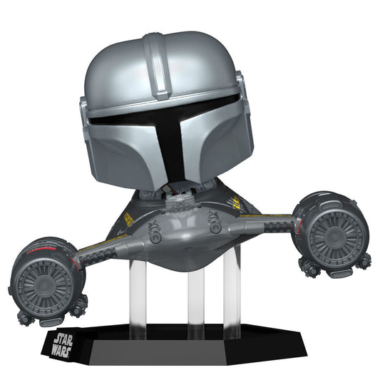 Imagen 1 de Figura Pop Rider Deluxe Star Wars Mandalorian 9 The Mandalorian In N-1 Starfighter