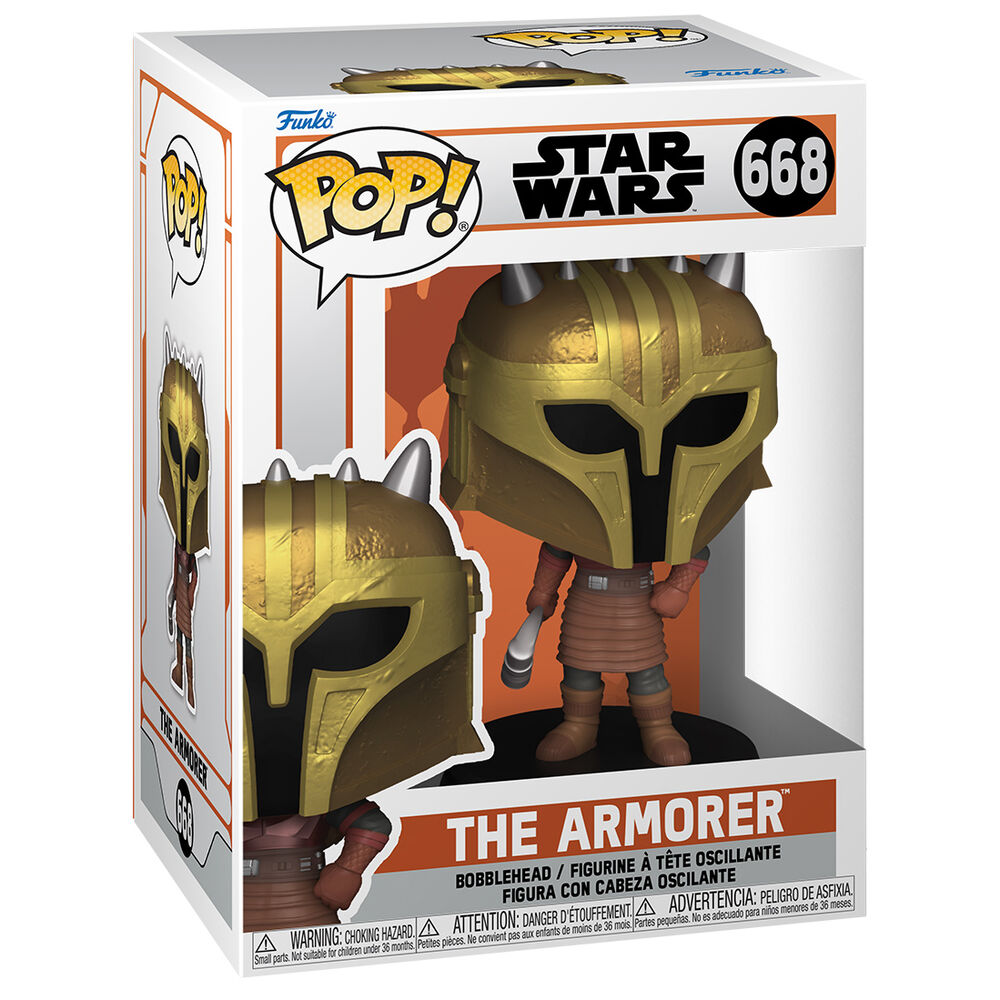 Imagen 2 de Figura Pop Star Wars Mandalorian 9 The Armorer