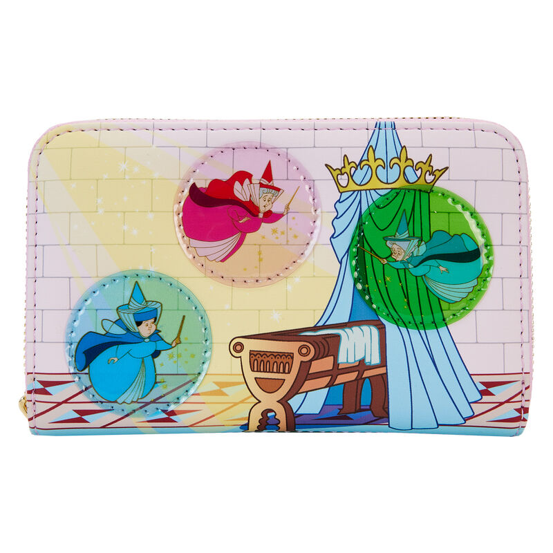 Imagen 1 - Cartera Hadas Madrinas Castillo La Bella Durmiente Disney Loungefly