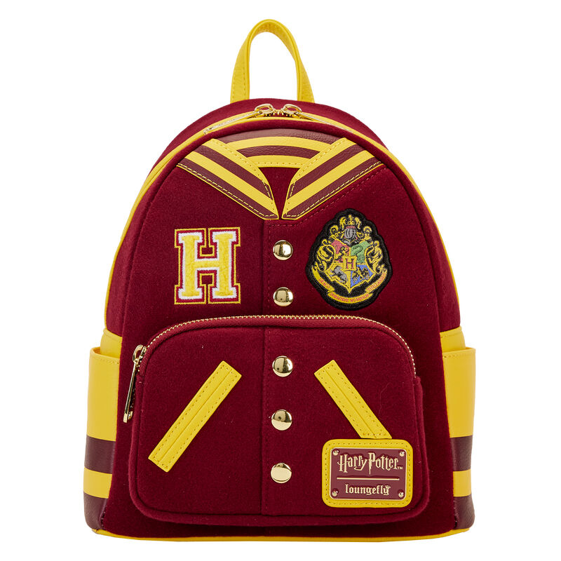 Imagen 1 de Mochila Hogwarts Crest Varsity Jacket Harry Potter Loungefly 26Cm