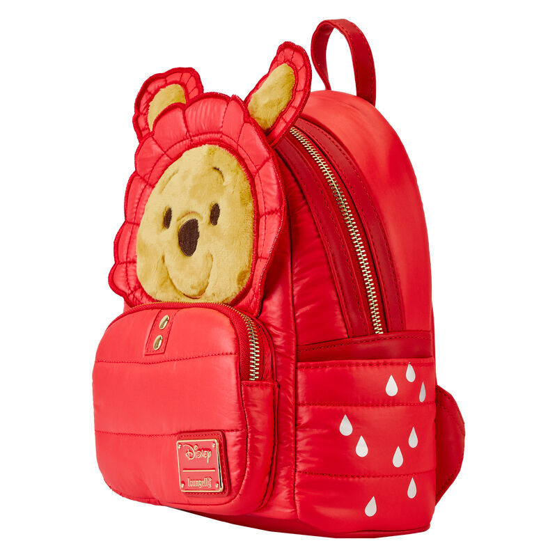 Imagen 2 de Mochila Rainy Day Puffer Jacket Winnie The Pooh Disney Loungefly 26Cm