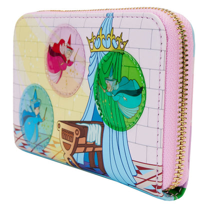 Imagen 2 de Cartera Hadas Madrinas Castillo La Bella Durmiente Disney Loungefly