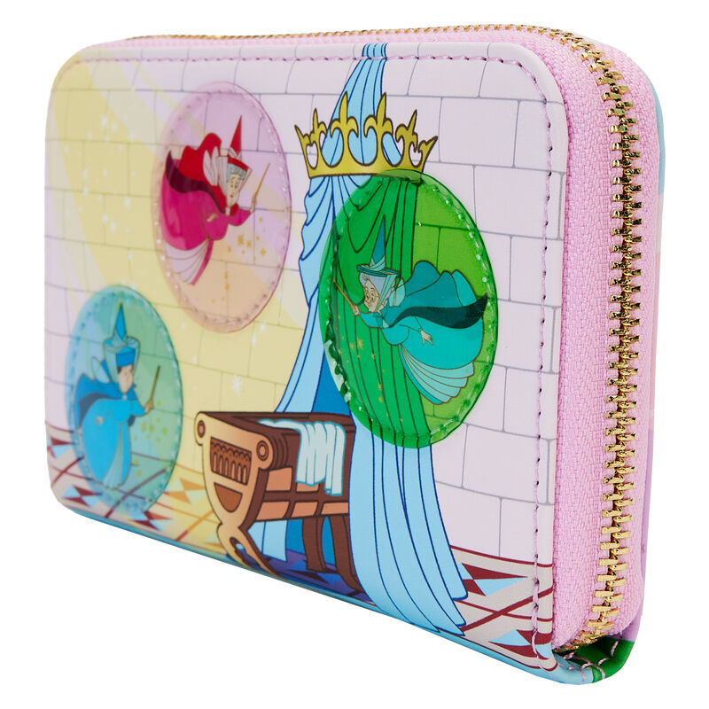Imagen 2 - Cartera Hadas Madrinas Castillo La Bella Durmiente Disney Loungefly