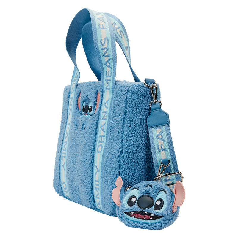 Imagen 2 de Bolso + Monedero Peluche Stitch Disney Loungefly