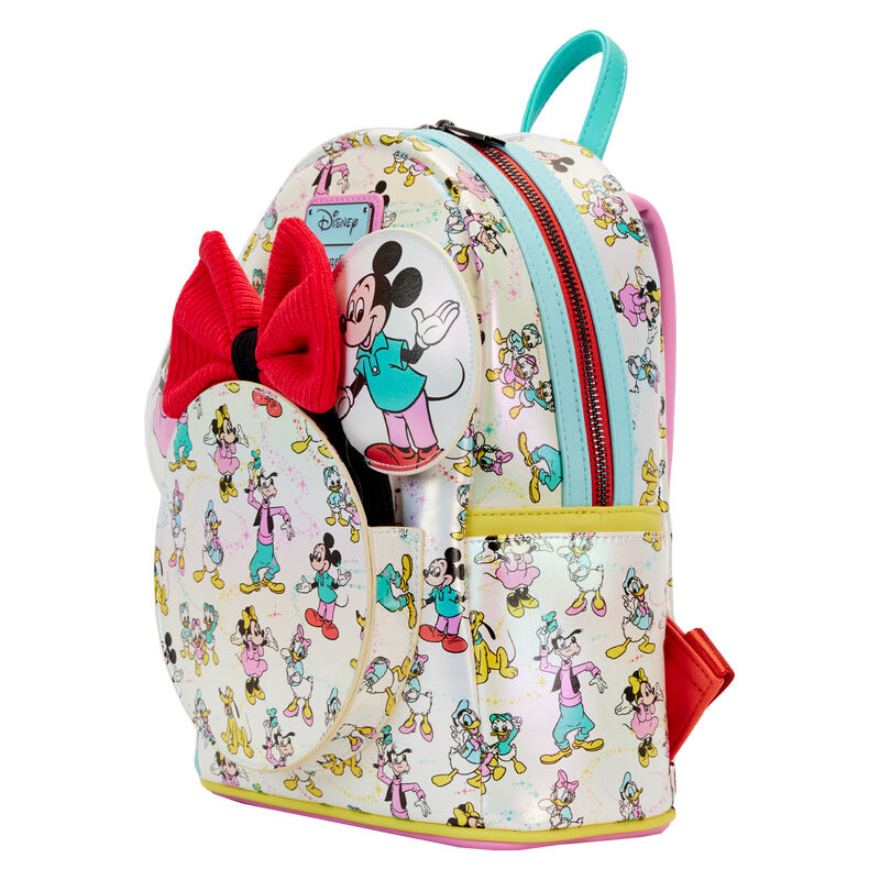 Imagen 3 de Mochila + Diadema Orejas Mickey & Friends Classic Disney 100 Loungefly 26Cm