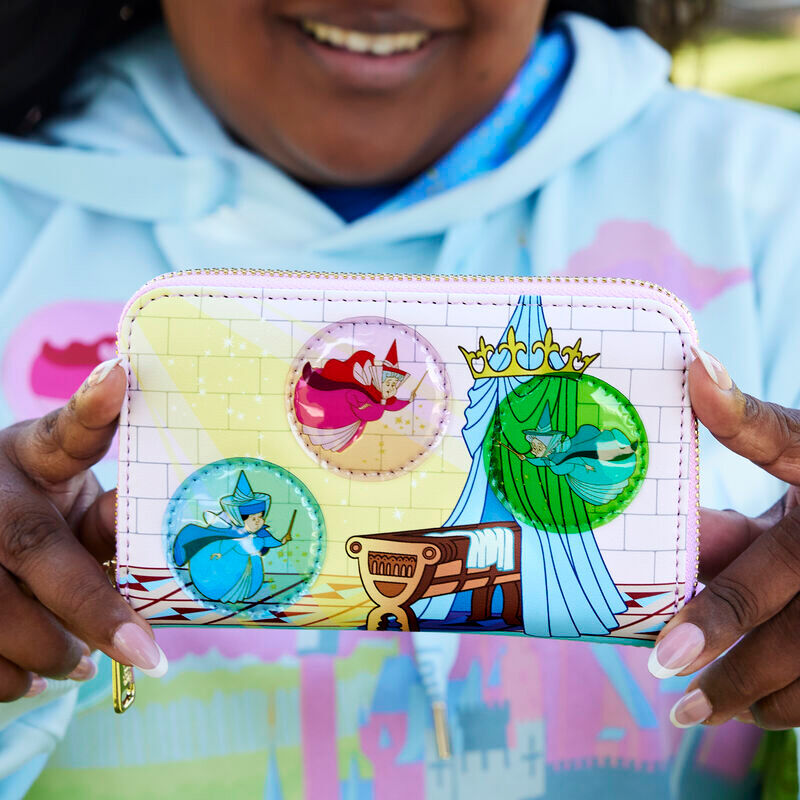 Imagen 5 - Cartera Hadas Madrinas Castillo La Bella Durmiente Disney Loungefly