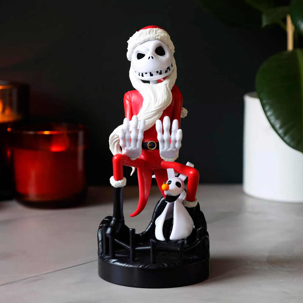 Imagen de Cable Guy Soporte Sujecion Santa Jack Pesadilla Antes De Navidad Disney 20Cm parte de nuestra colección en Espadas y más, sitio oficial.