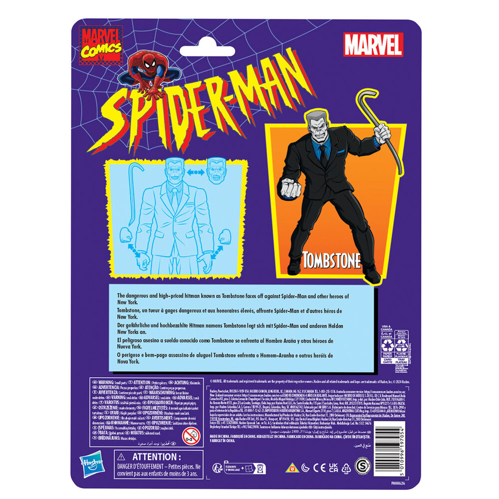 Imagen 6 de Figura Tombstone Spiderman Marvel 15Cm