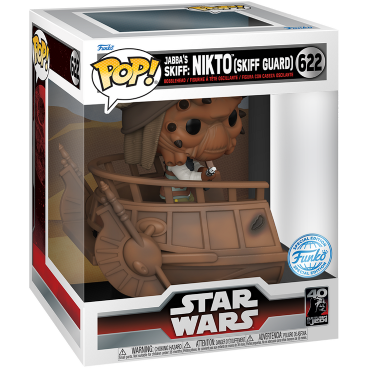 Imagen de Figura Pop Deluxe Star Wars Nikto Skiff Guard Exclusive parte de nuestra colección en Espadas y más, sitio oficial.