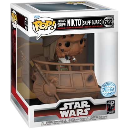 Imagen de Figura Pop Deluxe Star Wars Nikto Skiff Guard Exclusive parte de nuestra colección en Espadas y más, sitio oficial.