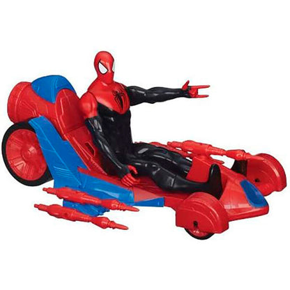 Imagen 3 de Figura Spiderman + Vehiculo Titan Hero Series Marvel