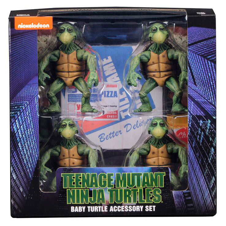 Imagen de Set 4 Figuras Baby Turtles Las Tortugas Ninja 10Cm parte de nuestra colección en Espadas y más, sitio oficial.