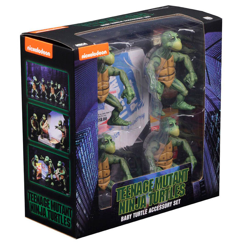 Imagen de Set 4 Figuras Baby Turtles Las Tortugas Ninja 10Cm parte de nuestra colección en Espadas y más, sitio oficial.