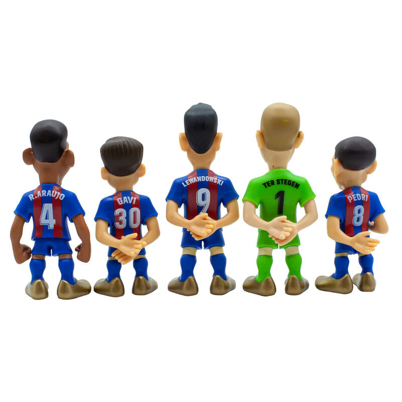 Imagen 4 de Blister 5 Figuras Minix Fc Barcelona 7Cm