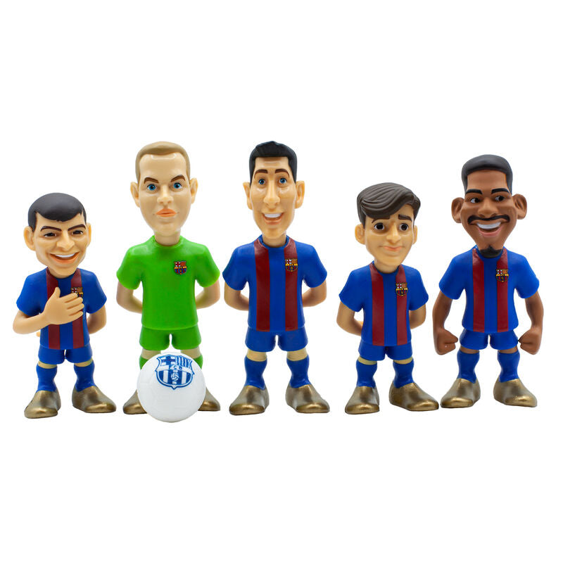 Imagen 5 de Blister 5 Figuras Minix Fc Barcelona 7Cm