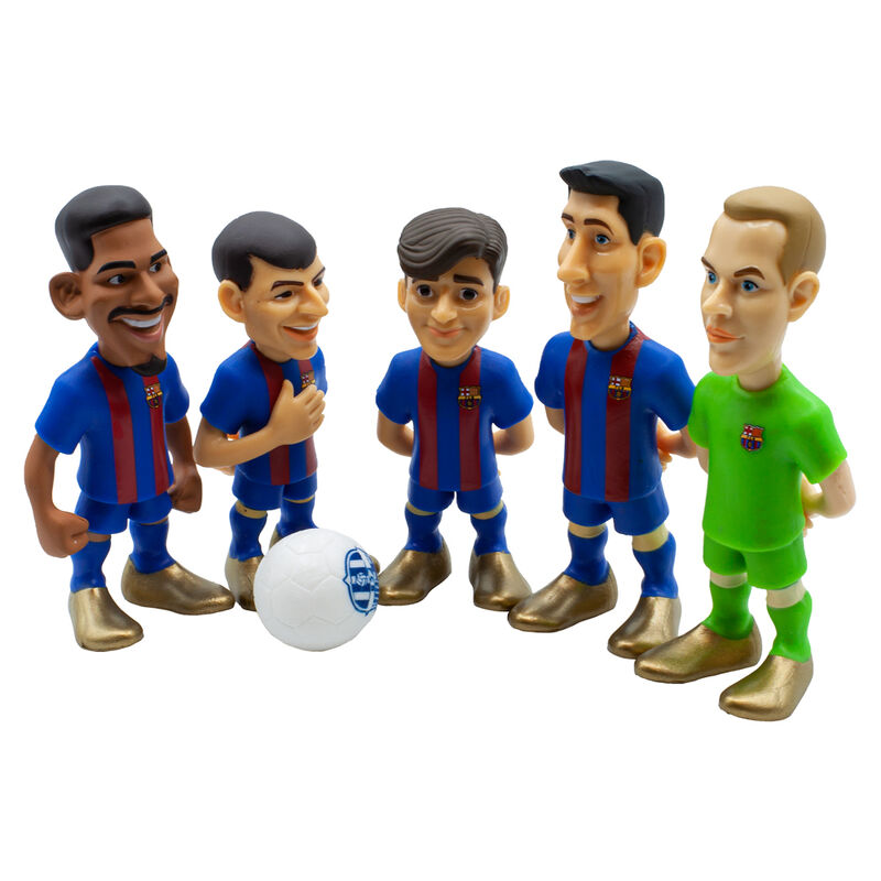 Imagen 6 de Blister 5 Figuras Minix Fc Barcelona 7Cm