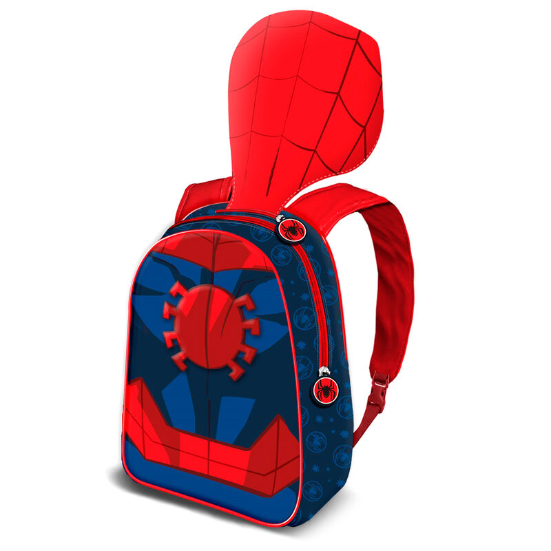 Imagen 1 de Mochila Capucha Spiderman Marvel 31Cm