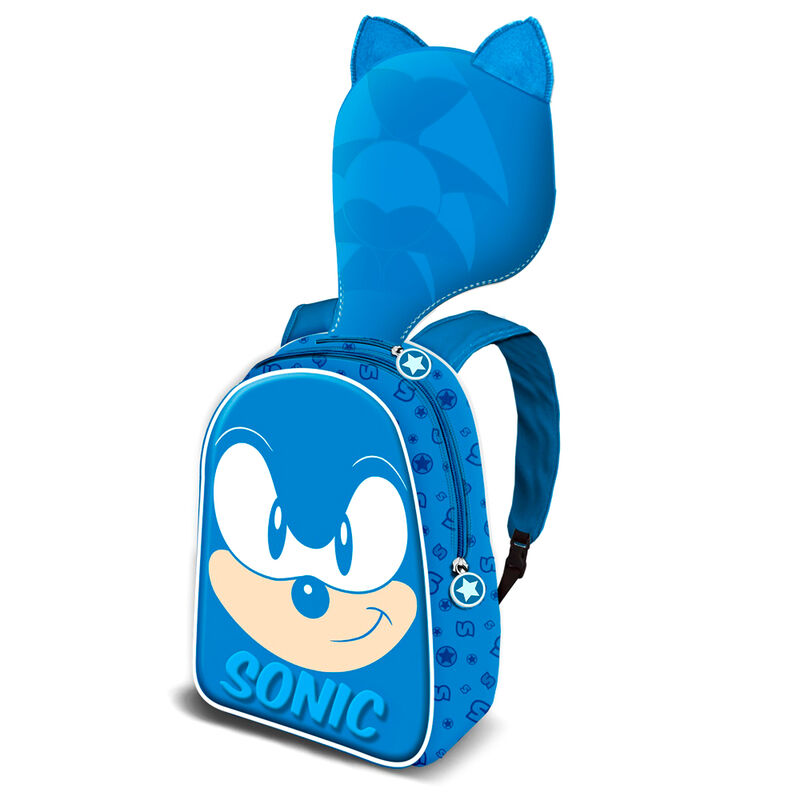 Imagen 1 de Mochila Capucha Sonic The Hedgehog 31Cm