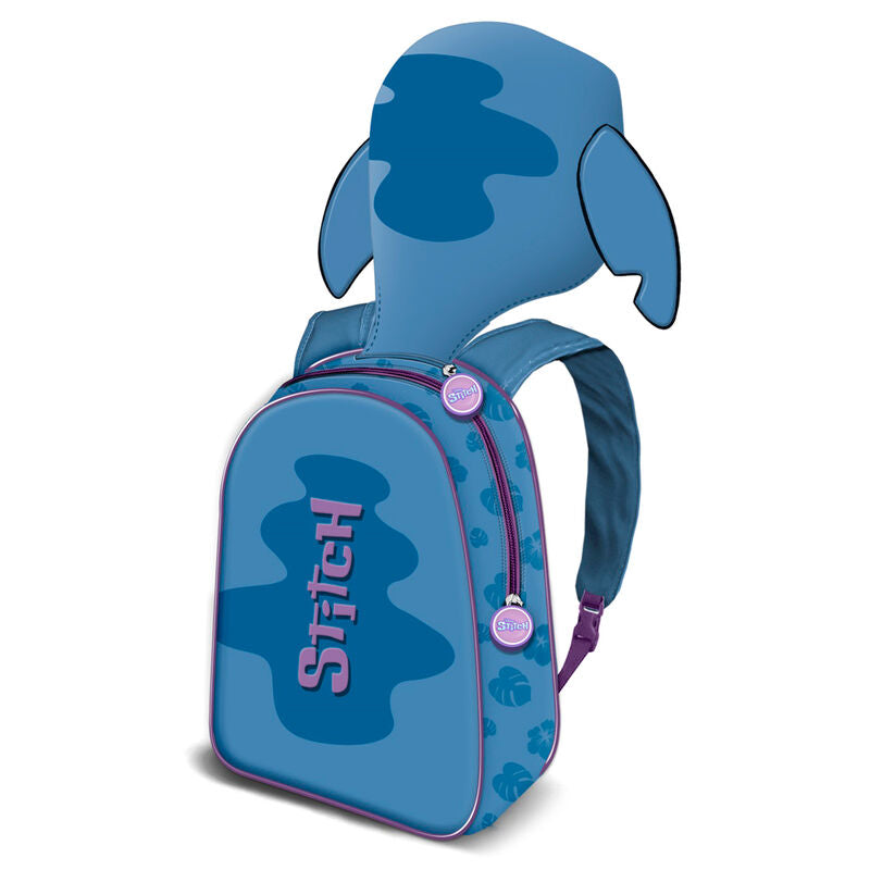 Imagen 1 de Mochila Capucha Stitch Disney 31Cm