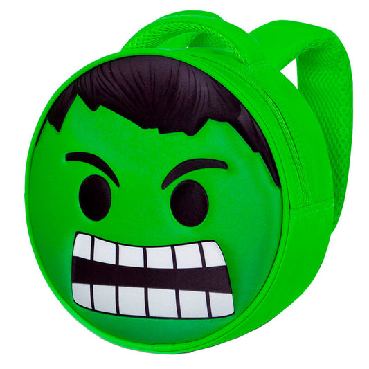 Imagen 1 de Mochila 3D Emoji Hulk Marvel 22Cm