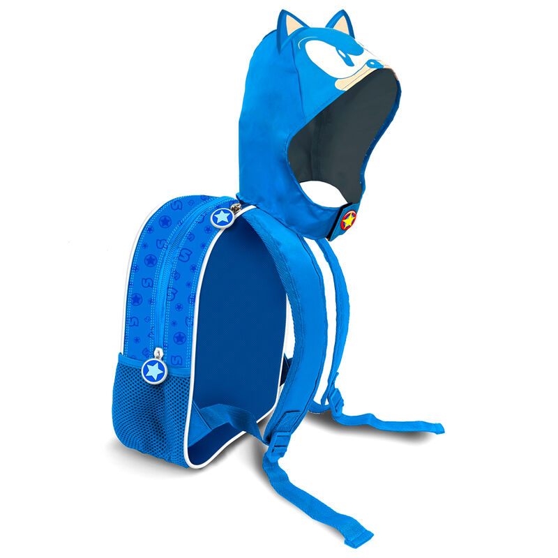 Imagen 2 de Mochila Capucha Sonic The Hedgehog 31Cm