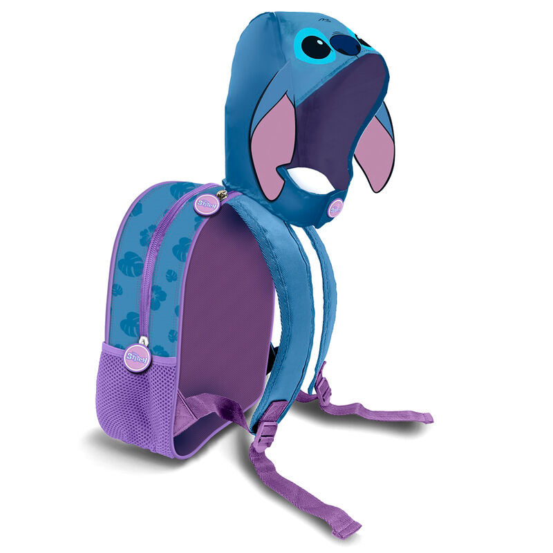 Imagen 2 - Mochila Capucha Stitch Disney 31Cm