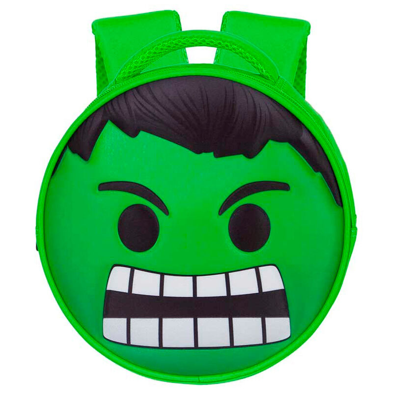 Imagen 2 de Mochila 3D Emoji Hulk Marvel 22Cm