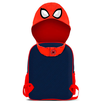 Imagen 3 de Mochila Capucha Spiderman Marvel 31Cm