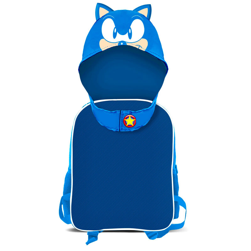 Imagen 3 de Mochila Capucha Sonic The Hedgehog 31Cm