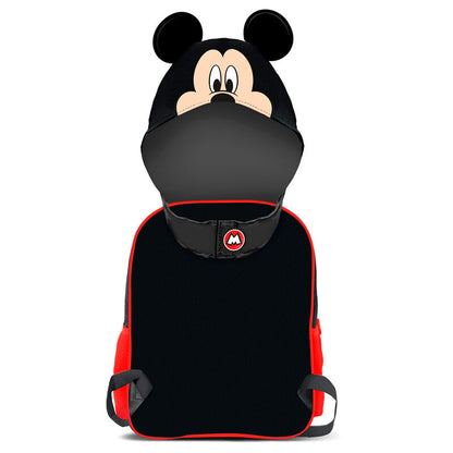 Imagen 3 de Mochila Capucha Mickey Disney 31Cm