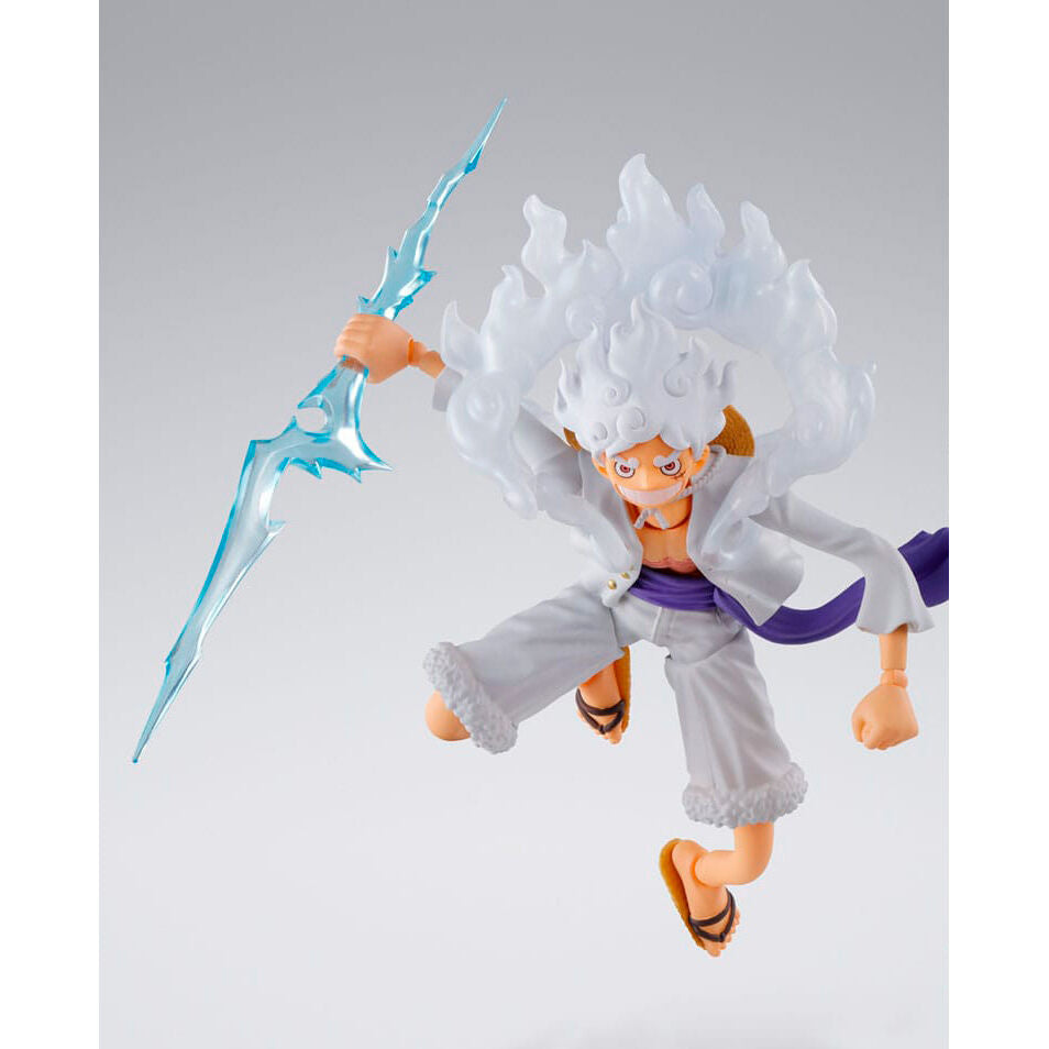 Imagen 1 - Figura S.h. Figuarts Monkey D Luffy Gear 5 One Piece 15,5Cm