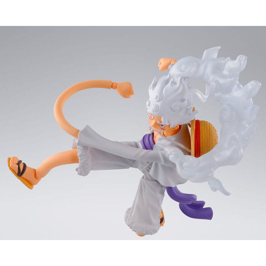 Imagen 2 - Figura S.h. Figuarts Monkey D Luffy Gear 5 One Piece 15,5Cm