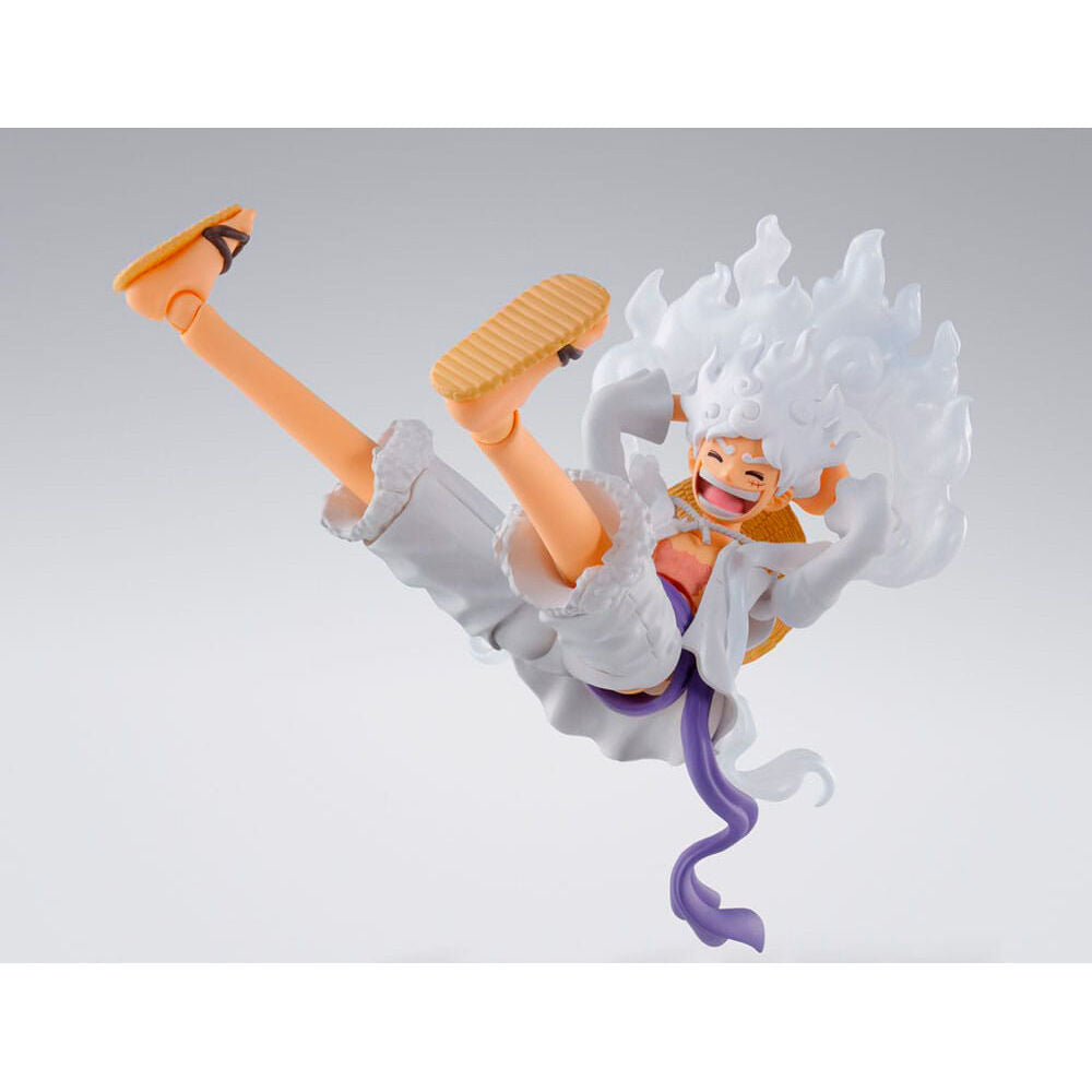 Imagen 3 - Figura S.h. Figuarts Monkey D Luffy Gear 5 One Piece 15,5Cm