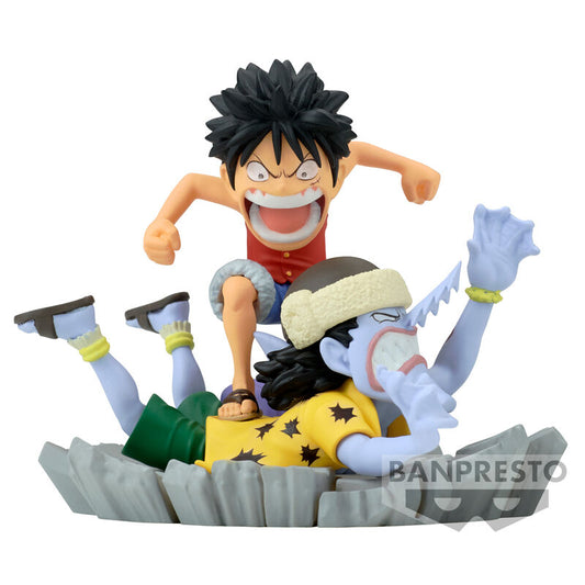 Imagen 1 de Figura Luffy Vs Arlong Wcf Log Stories One Piece 7Cm