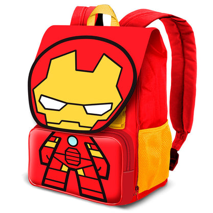 Imagen 1 de Mochila Solapa Iron Man Marvel 45Cm