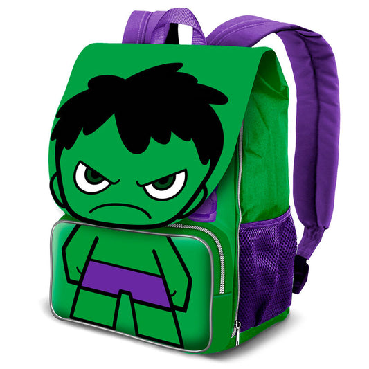 Imagen 1 de Mochila Solapa Hulk Marvel 45Cm