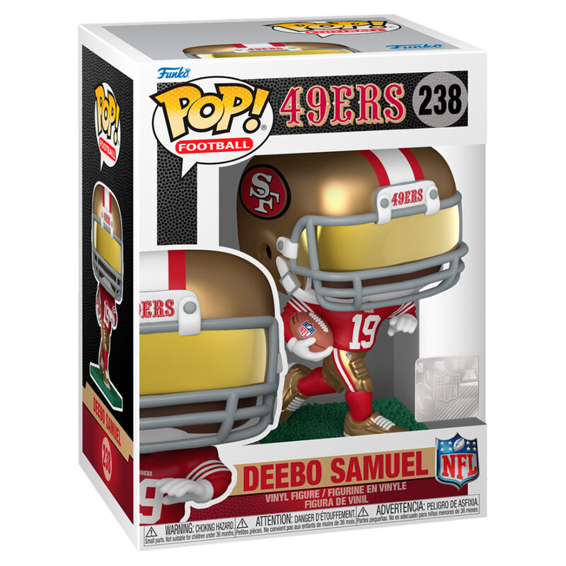 Imagen de Figura Pop Pop Nfl 49Ers Deebo Samuel parte de nuestra colección en Espadas y más, sitio oficial.
