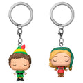 Imagen 1 de Blister 2 Llaveros Pocket Pop Elf Buddy & Jovie