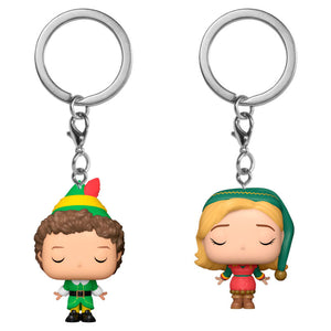Imagen 1 de Blister 2 Llaveros Pocket Pop Elf Buddy & Jovie