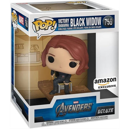 Imagen 2 de Figura Pop Deluxe Marvel Los Vengadores Avengers Black Widow Exclusive