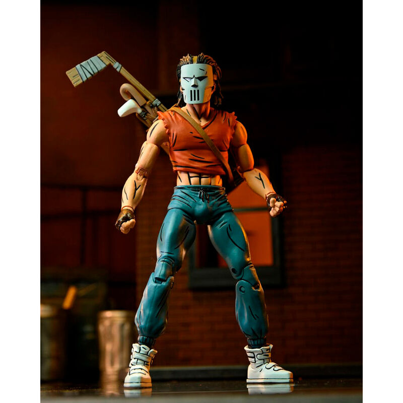 Imagen 5 - Figura Casey Jones In Red Shirt Las Tortugas Ninja 18Cm