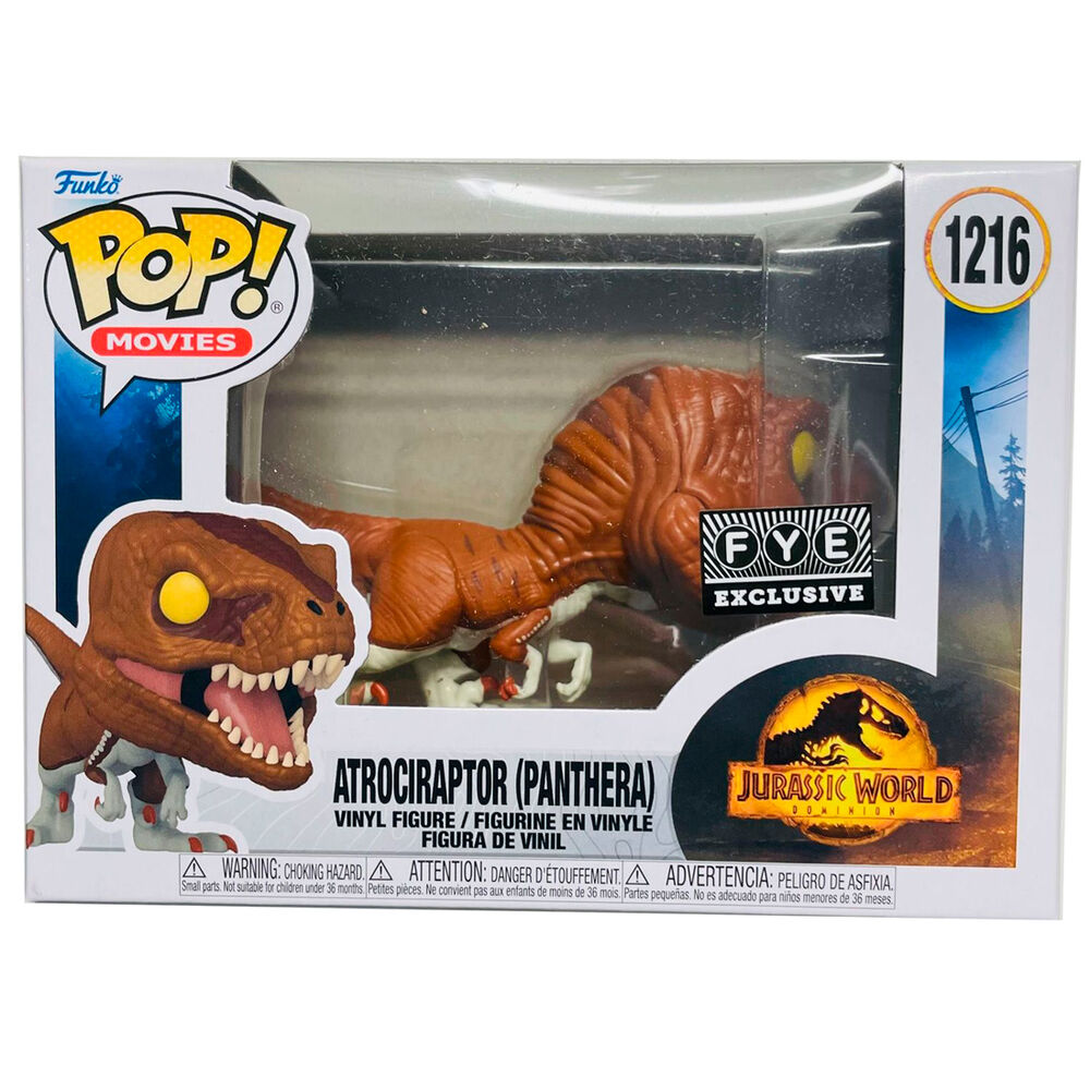 Imagen 2 de Figura Pop Jurassic World 3 Atrociraptor Panthera Exclusive