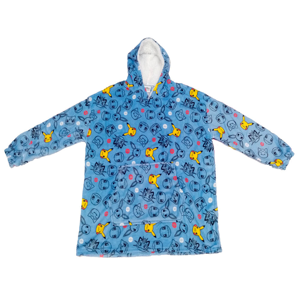 Imagen 3 de Bata Sudadera Oversize Pokemon Coral Infantil