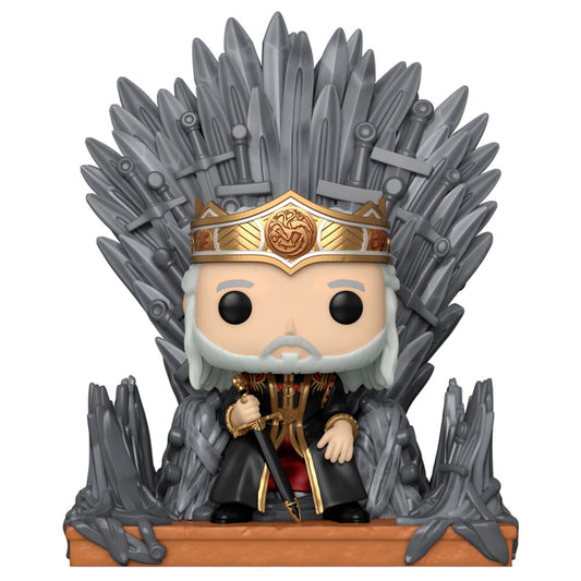 Imagen 1 de Figura Pop Deluxe House Of The Dragon Viserys On The Iron Throne