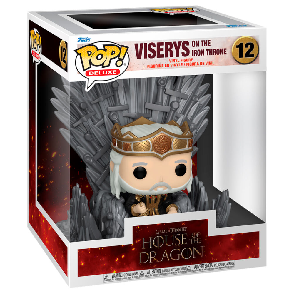 Imagen 2 de Figura Pop Deluxe House Of The Dragon Viserys On The Iron Throne